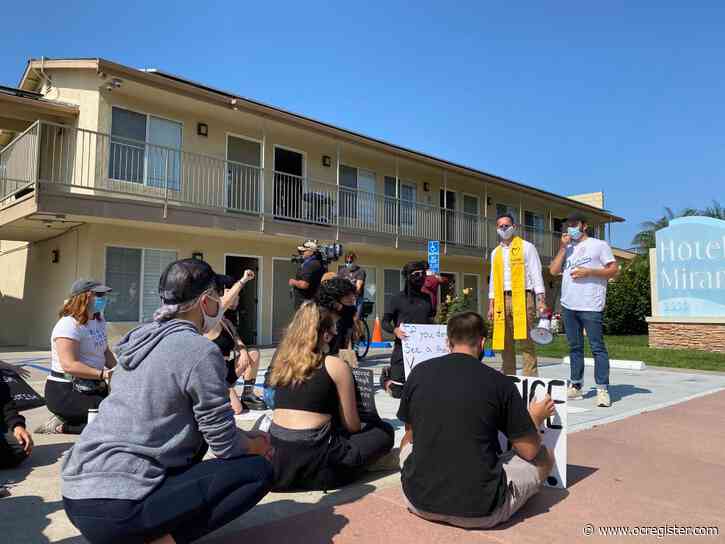 Demonstrators decry deputy shooting of Black man in San Clemente