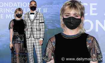 Maisie Williams debuts blonde mullet as she joins boyfriend Reuben Selby at Planetary Health gala