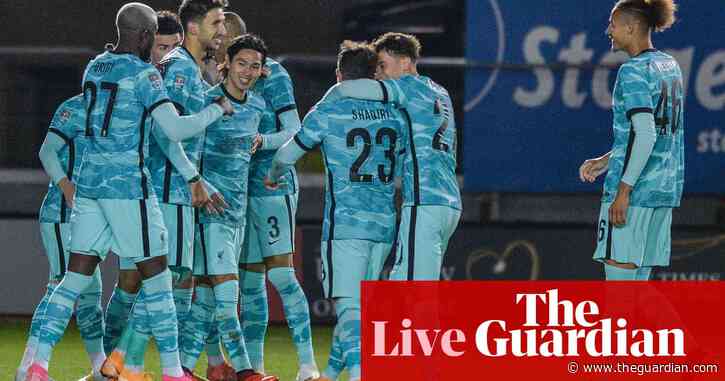 Lincoln City 2-7 Liverpool and more: Carabao Cup third round – as it happened