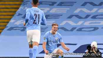 Liam Delap ‘can’t ask for much more’ after scoring on Manchester City debut