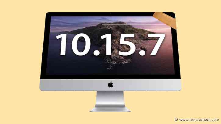 Apple Releases macOS Catalina 10.15.7 With Fixes for WiFi Bug, 27-Inch iMac Graphics Issues