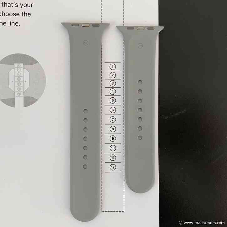 Apple Watch Solo Loop Sizing Matches Sport Loop Holes
