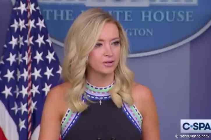 White House press secretary says Trump will 'accept the results of a free and fair election'