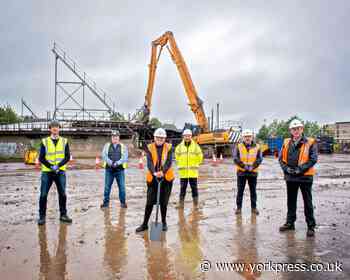 Ceremony marks start of work on Heworth Gasworks site
