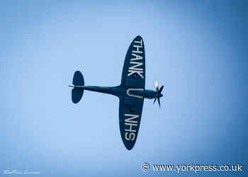 'Thanks for the Spitfire photo, Heather - it's a lovely tribute to the NHS''