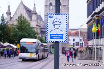 Gent houdt vast aan mondmaskerplicht: “Het aantal besmettingen stijgt nog steeds”