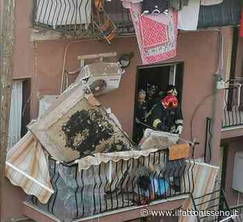 Caltanissetta, crolla balcone: video, vigili del fuoco salvano donna - il Fatto Nisseno