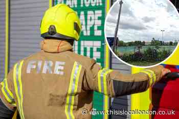 LFB: Fire destroys derelict club house at Blackheath school