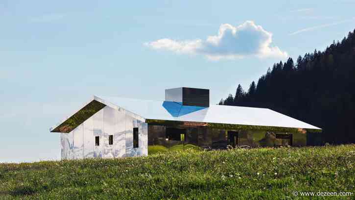 Watch Doug Aitken's mirrored Mirage Gstaad pavilion change with the seasons