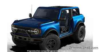 2021 Ford Bronco First Edition rocks exclusive blue hue     - Roadshow