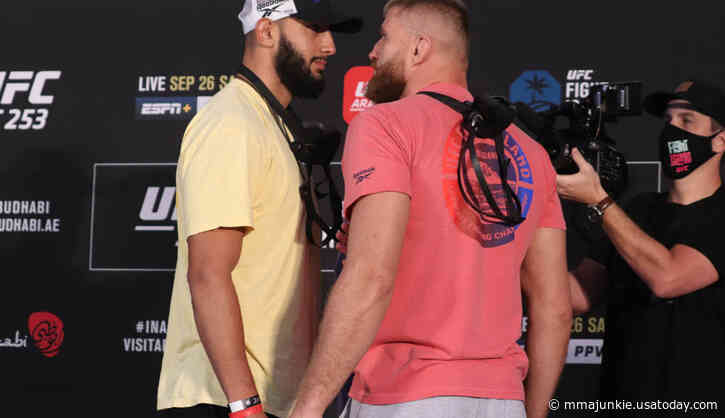 UFC 253 video: Dominick Reyes, Jan Blachowicz intense at final faceoff