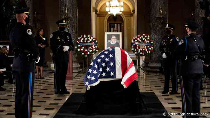 WATCH: Ruth Bader Ginsburg’s Personal Trainer Bryant Johnson Does Pushups In Front Of Her Casket