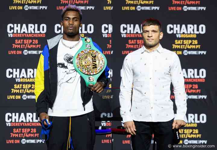 Jermall Charlo vs Sergiy Derevyanchenko Weigh-In Results