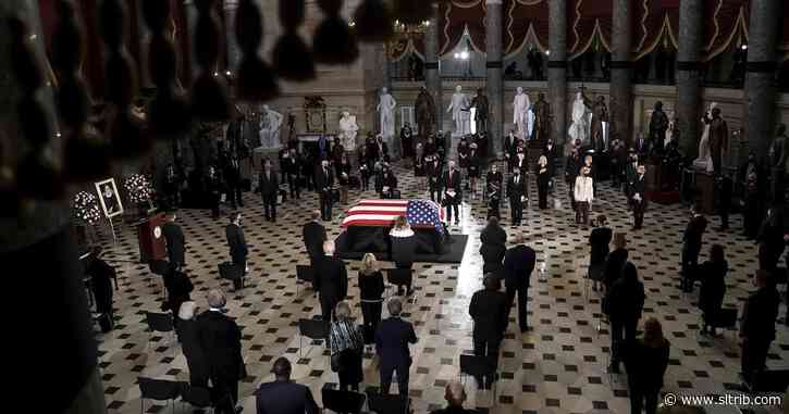 Ruth Bader Ginsburg makes history again, lying in state at Capitol