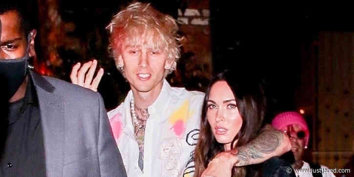 Machine Gun Kelly & Megan Fox Get Cozy on a Date Night in Hollywood