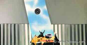 A Painting Depicting the Precarity of a Single Figure, and of Us All