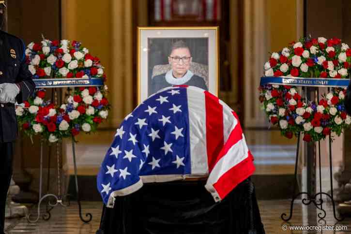 Ginsburg makes history again, lying in state at Capitol