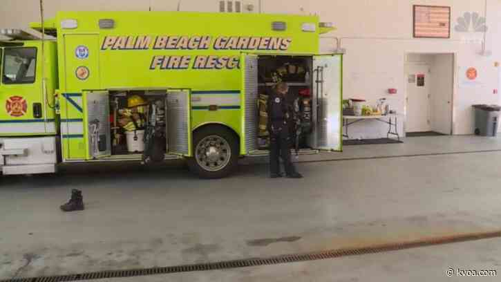 All female fire rescue crew in Florida