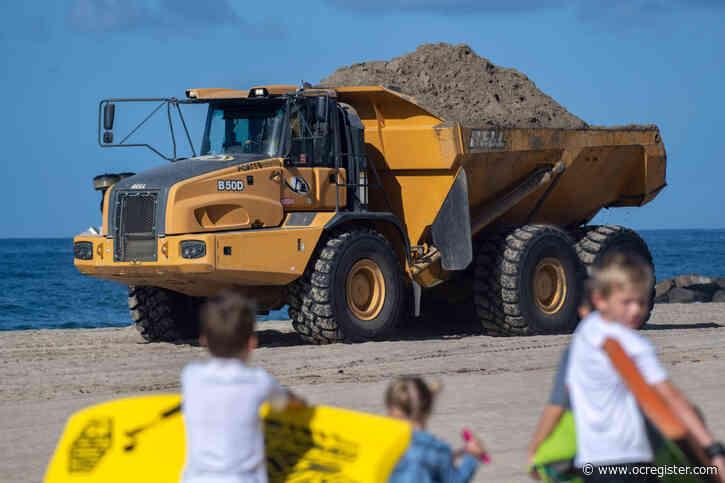 Got sand? Dredging project in Newport Beach will add beach to shoreline