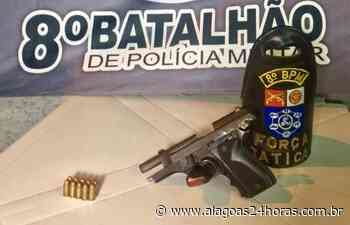 Homem é preso com arma de fogo em Rio Largo - Alagoas 24 Horas