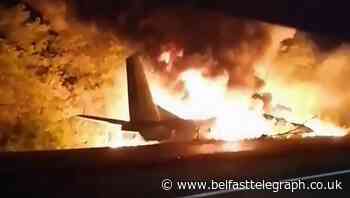22 killed in Ukraine military plane crash
