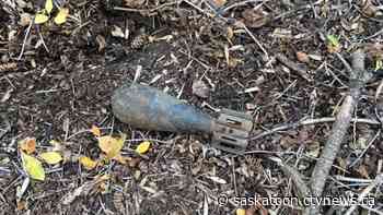 Practice mortar round was apparent old explosive found in Saskatoon backyard: Canadian Forces