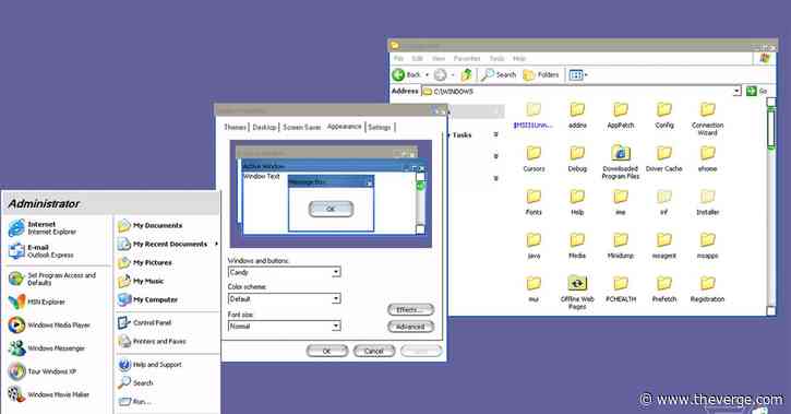 Microsoft had a secret Windows XP theme that made it look like a Mac