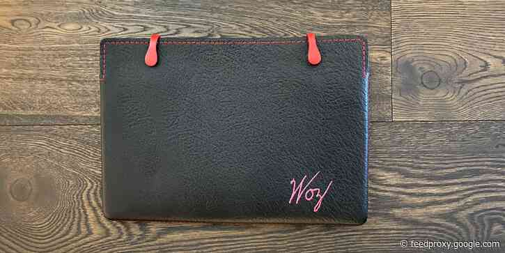 Get an iPad or MacBook sleeve signed by Woz, for a good cause