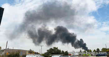 Two-alarm industrial fire launches black plumes of smoke into Toronto sky - blogTO