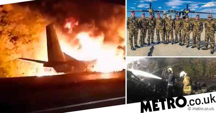Military plane carrying air force cadets crashes in Ukraine killing 26