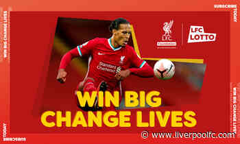 Win a cash prize or Van Dijk signed shirt with LFC Lotto
