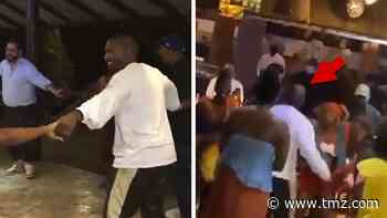 Kanye West Celebrates with Locals in Haiti