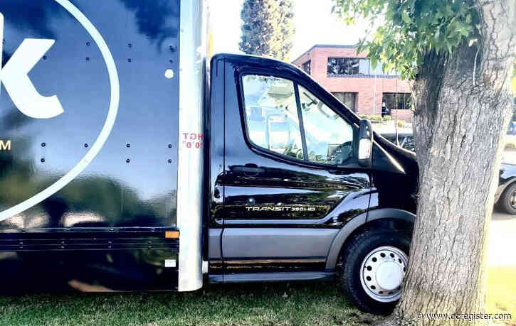 Geek Squad van stolen in Temecula, recovered when suspect crashes in Santa Ana