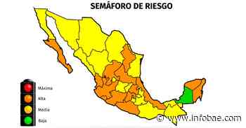 Mapa del coronavirus en México 26 de septiembre: 1 estado en verde, 15 en naranja y 16 en amarillo - infobae