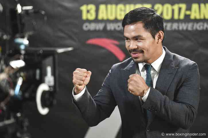 Pacquiao Agrees To McGregor Fight