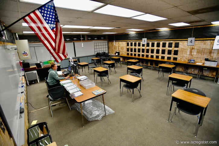 Some Orange County teacher unions still negotiating with districts about safety as schools’ reopening approaches