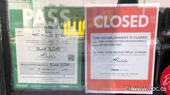 Toronto Public Health orders 3 restaurants to close to slow COVID-19 spread