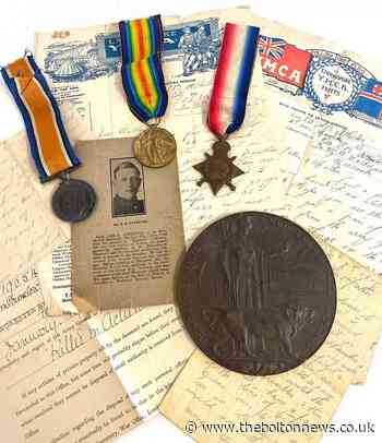 Can you help reunite Bolton WW1 soldier's family with his medals? - The Bolton News