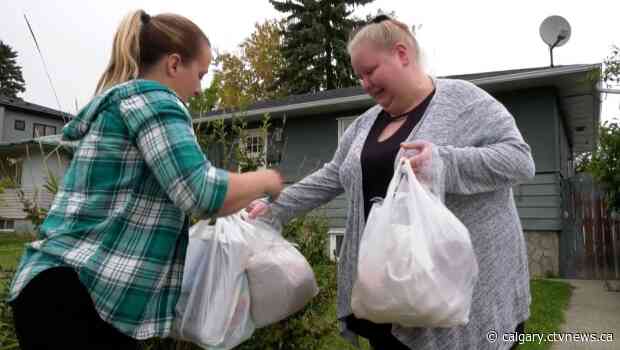 Local community group turns out to support mother in need