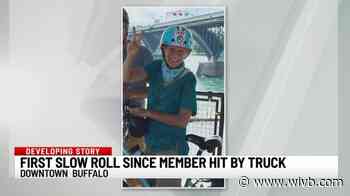 First slow roll held since member was struck during protest