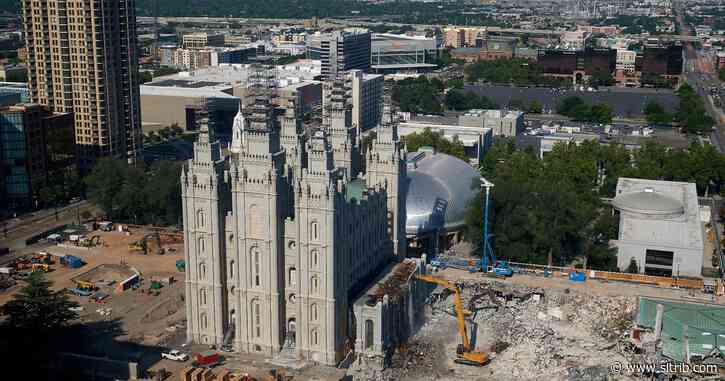 Check out renovation progress at the Salt Lake City Temple