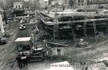 Blackburn's new shopping centre begins to emerge in 1978
