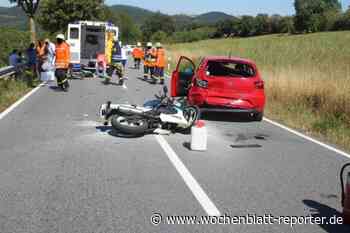 Motorradunfall bei Rothselberg: Motorradfahrerin schwer verletzt - Lauterecken-Wolfstein - Wochenblatt-Reporter