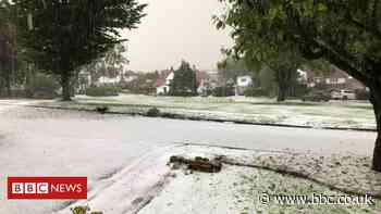 Yorkshire 'supercell' storm covers region in hail