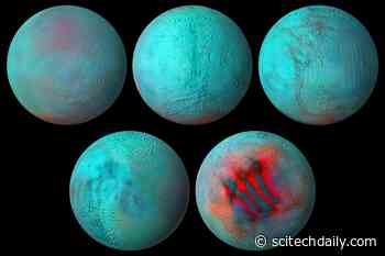 Stunning New View of Saturn’s Moon Enceladus [Explore Interactively]