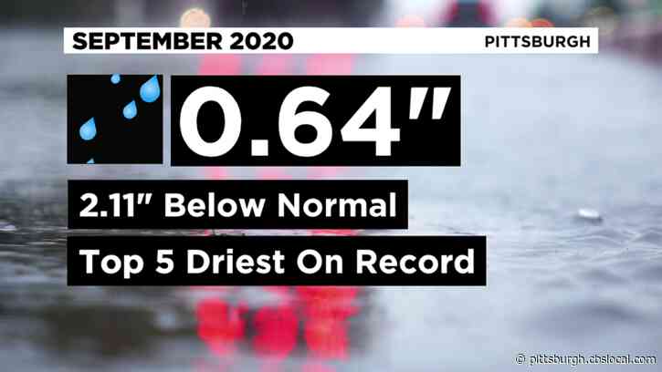 Pittsburgh Weather: Dry Stretch Reaches Two-Week Long Period