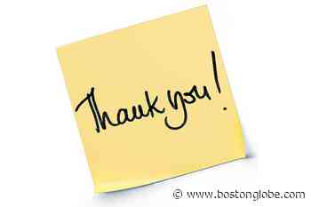 Thank you notes to Rhode Island’s teachers - The Boston Globe