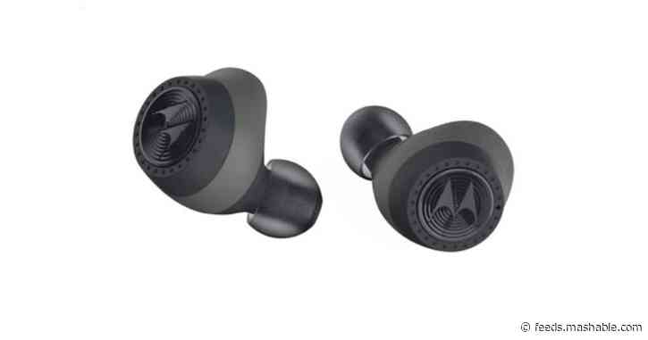 Save over 15% on a pair of sporty wireless earbuds from Motorola