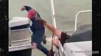 Marriage Proposal Hilariously Fails As Groom Falls Off Boat