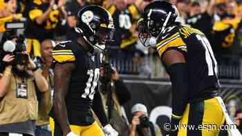 Steelers lose WR Johnson, FB Watt to injury